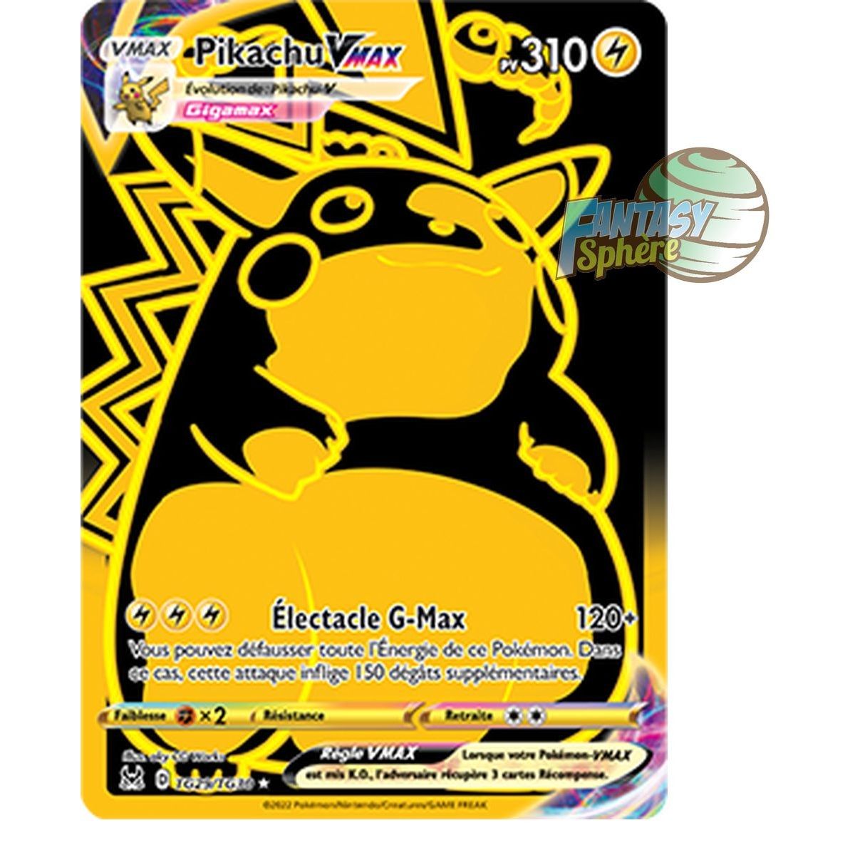 Item Pikachu VMAX – Full Art Ultra Rare TG29/TG30 – Schwert und Schild 11 Lost Origin