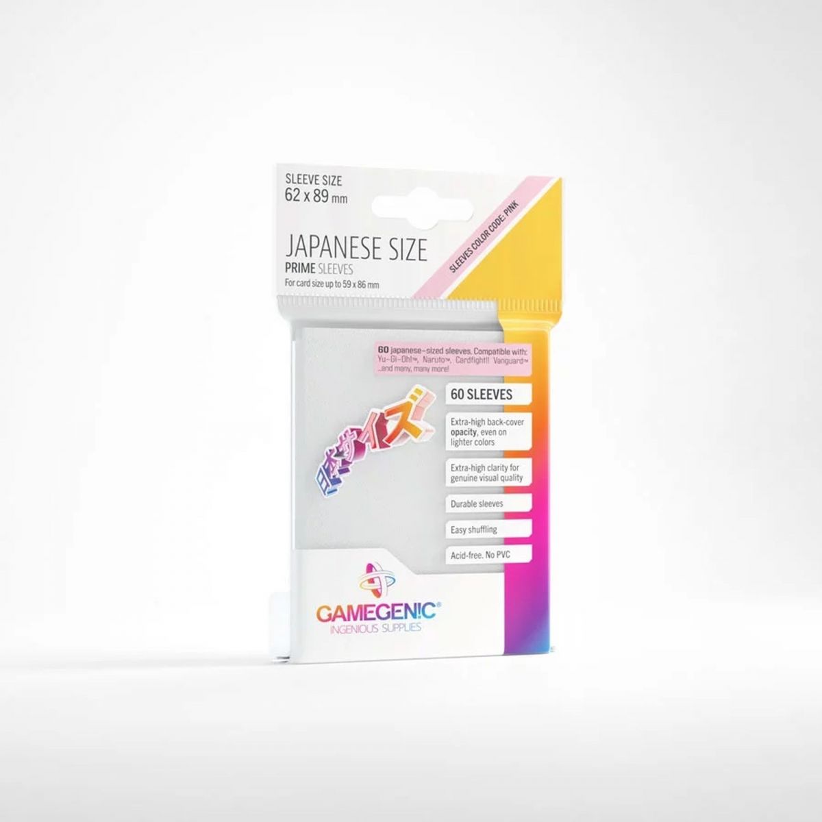copy of Gamegenic : 50 Prime Sleeves 66x91 Standard
