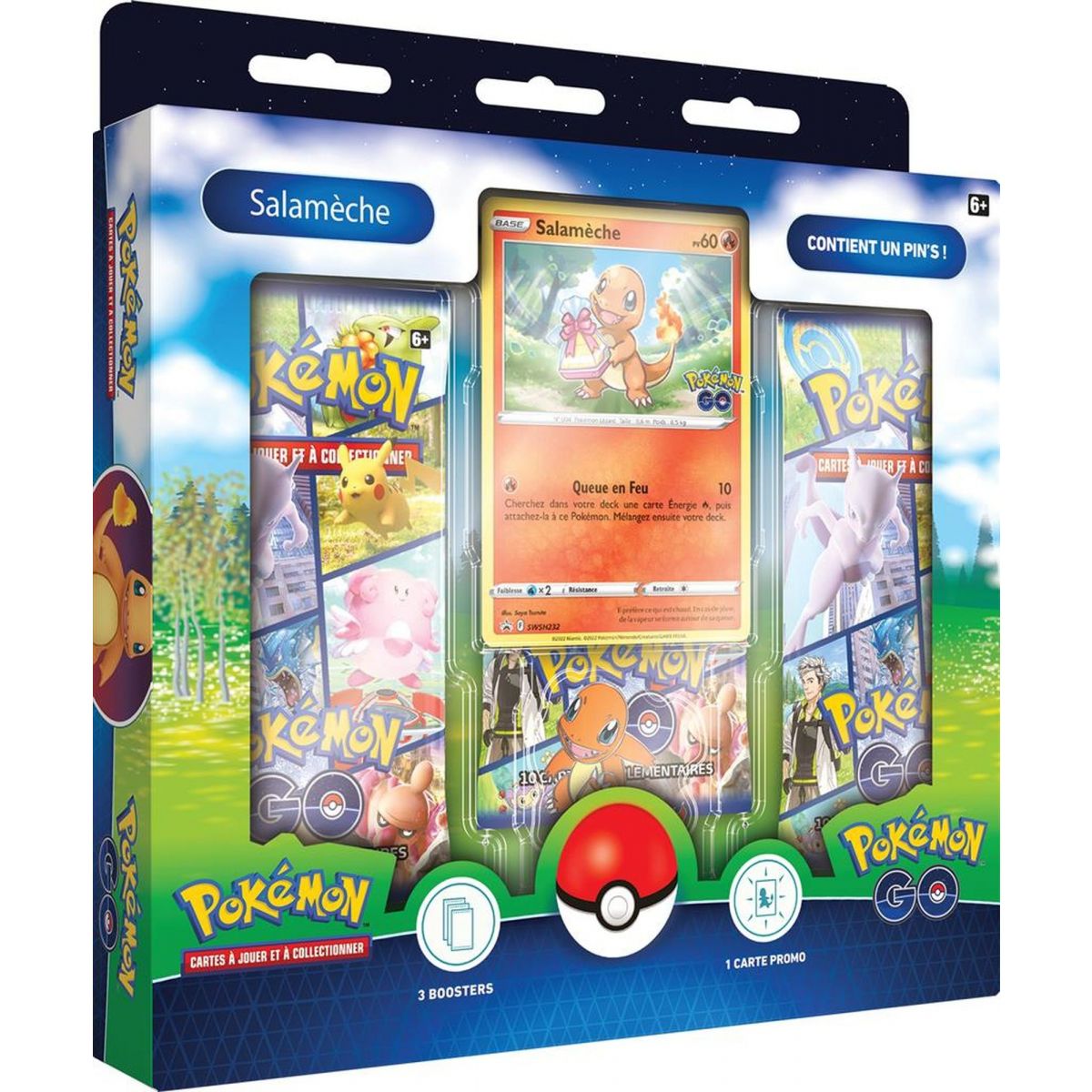 Pokémon - Pin's Box - Zufällige Modellstarter - Pokémon GO [EB10.5] - FR