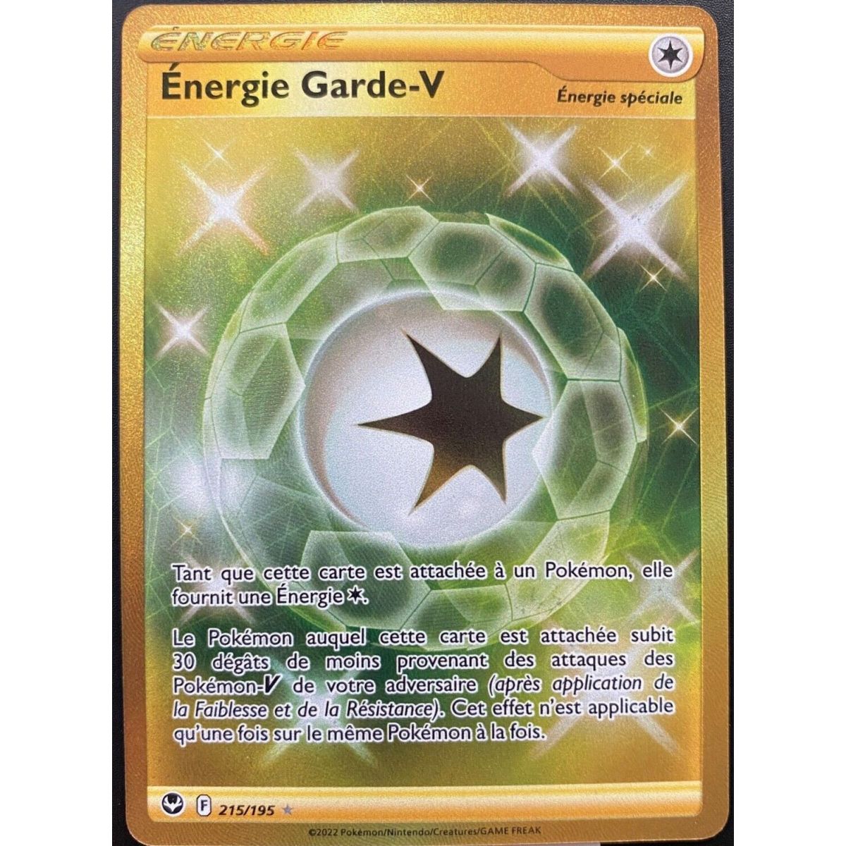 V-Guard Energy – Secret Rare 215/195 – Schwert und Schild 12 Silver Storm