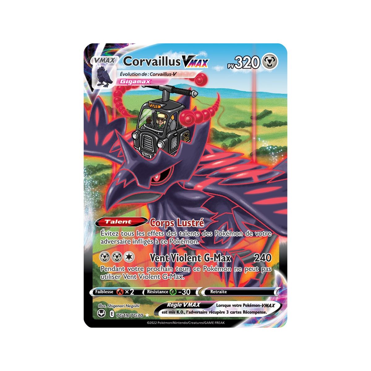 Item Corviknight VMAX – Full Art Ultra Rare TG19/TG30 – Schwert und Schild 12 Silver Storm