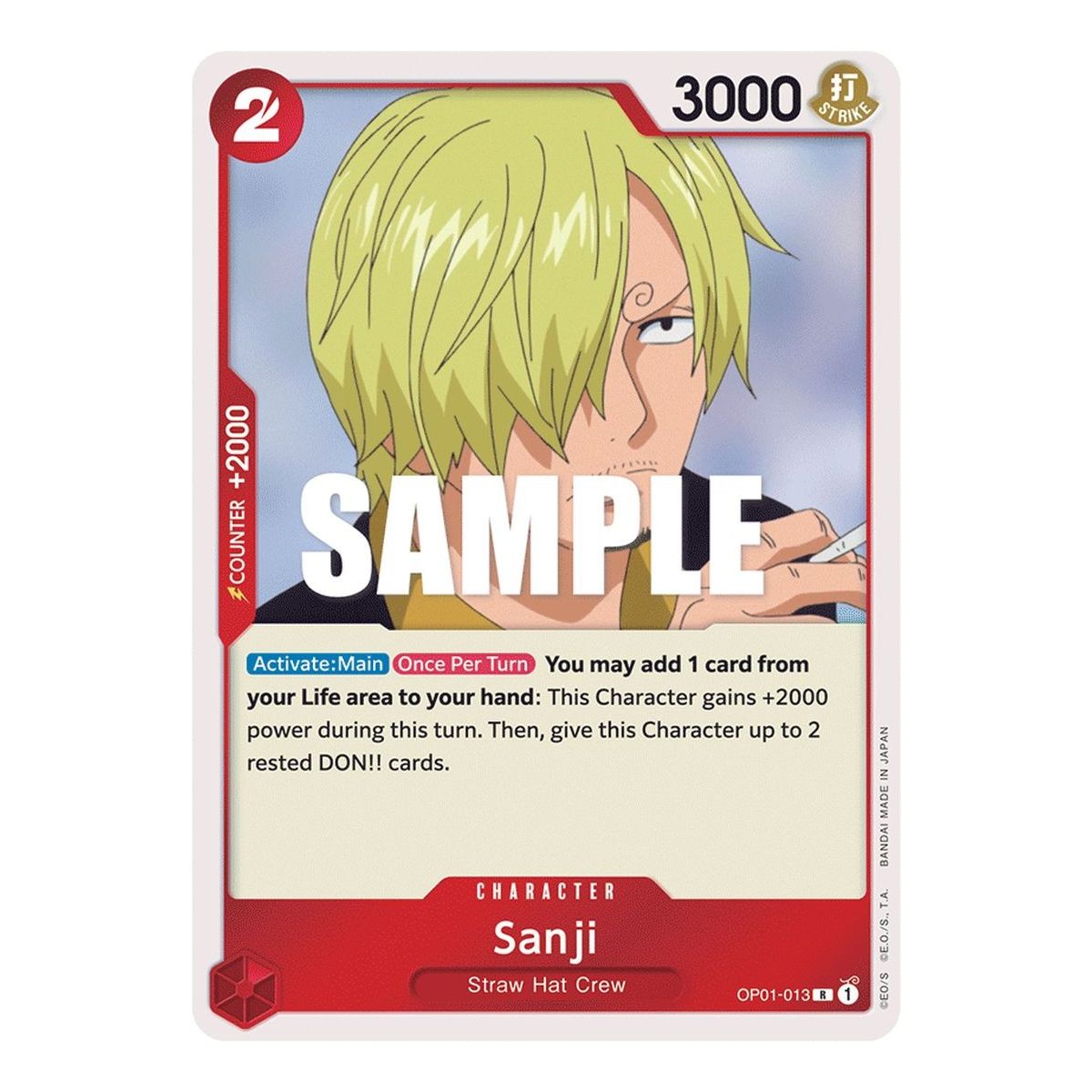 Item Sanji – R OP01-013 – OP01 Romance Dawn