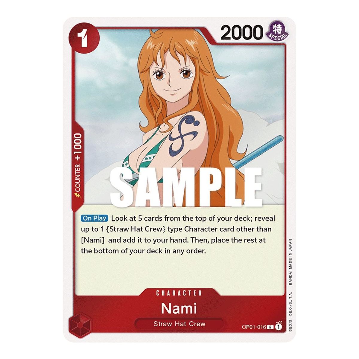 Item Nami - R OP01-016 - OP01 Romance Dawn