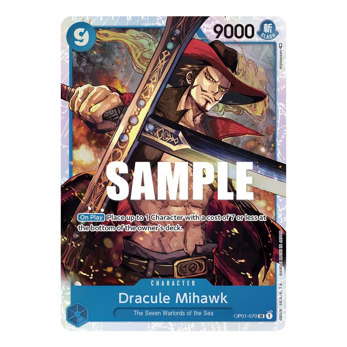 Item Dracule Mihawk – SR OP01-070 – OP01 Romance Dawn