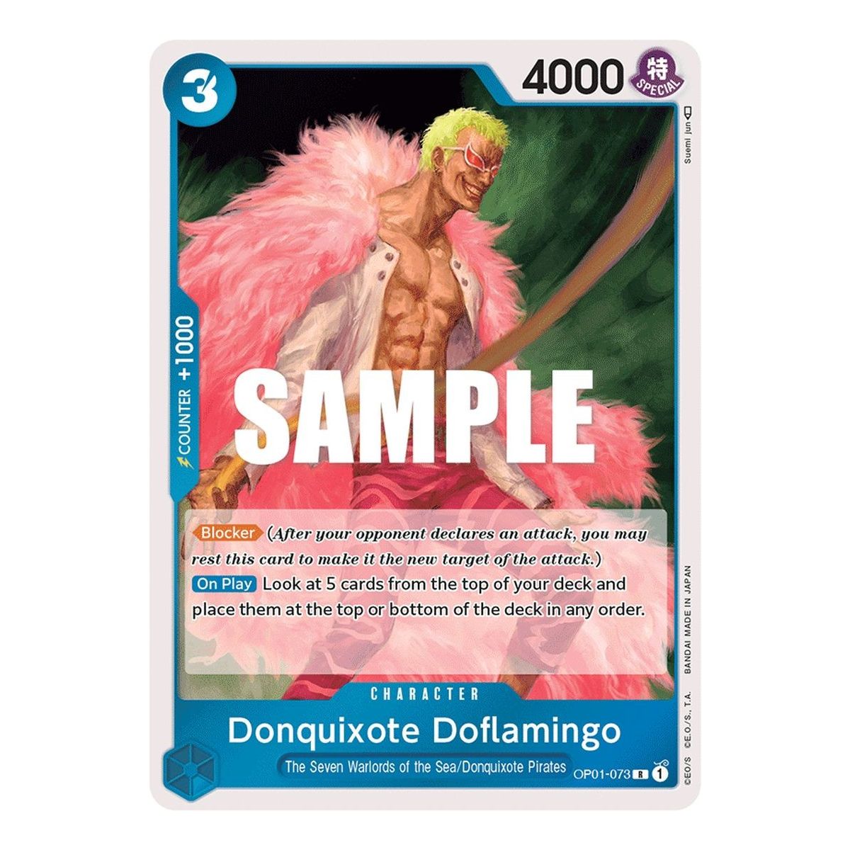 Item Donquixote Doflamingo – R OP01-073 – OP01 Romance Dawn