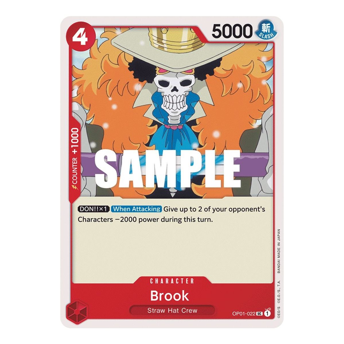 Item Brook – UC OP01-022 – OP01 Romance Dawn