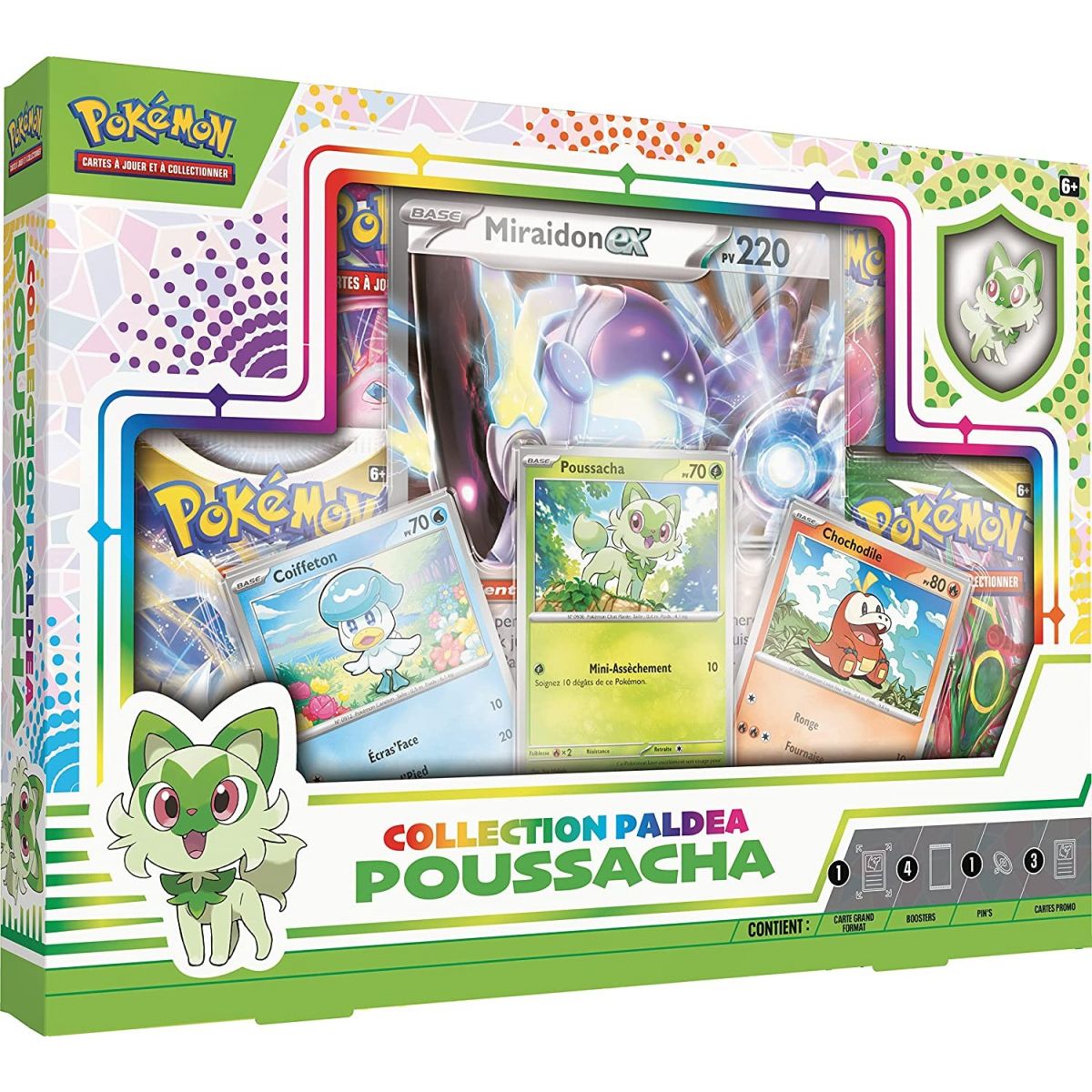 Pokémon – Paldea-Sammelbox – Poussacha – Januar 2023 – FR