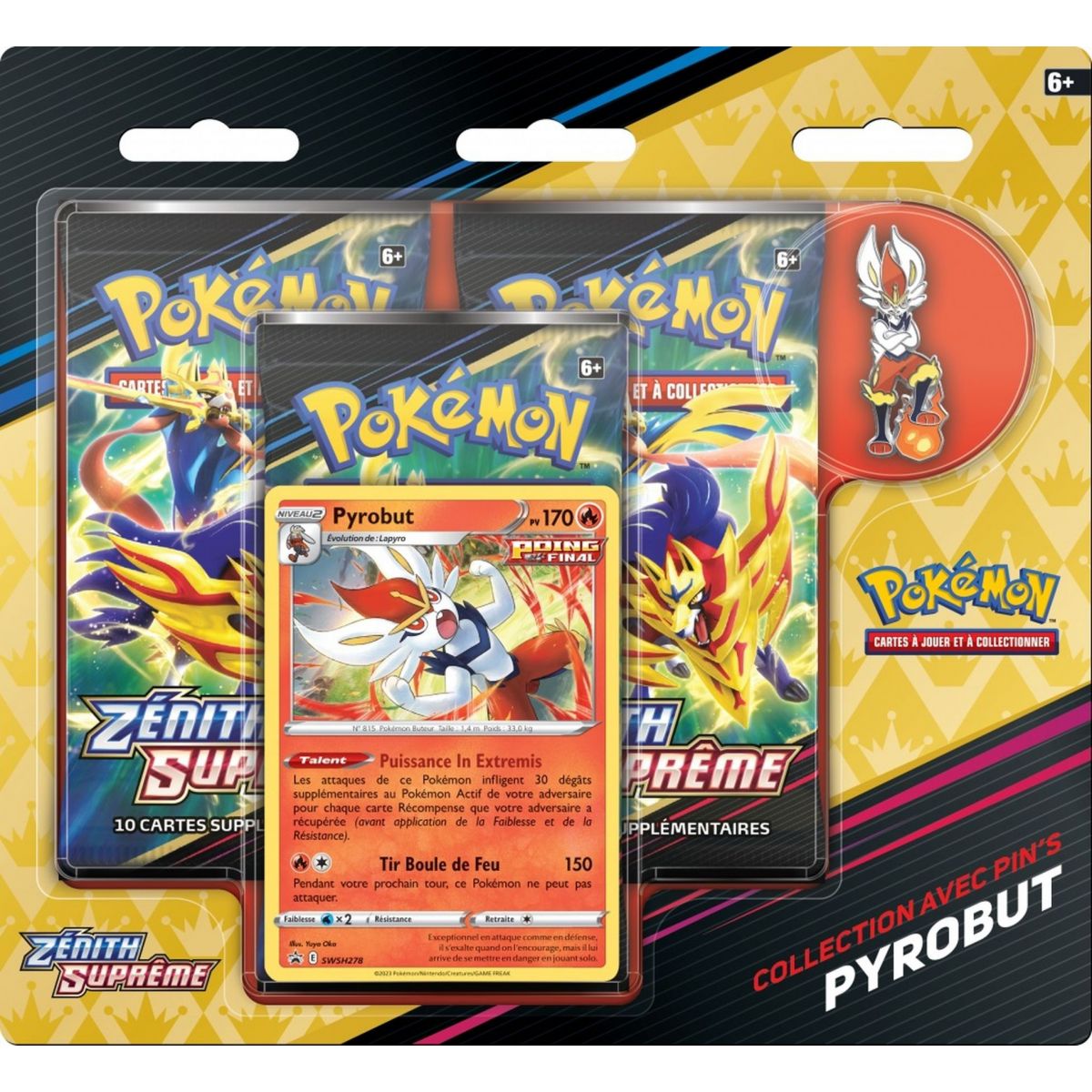 Pokémon – Tri-Pack-Pins – Zenith Supreme [EB12.5] – FR