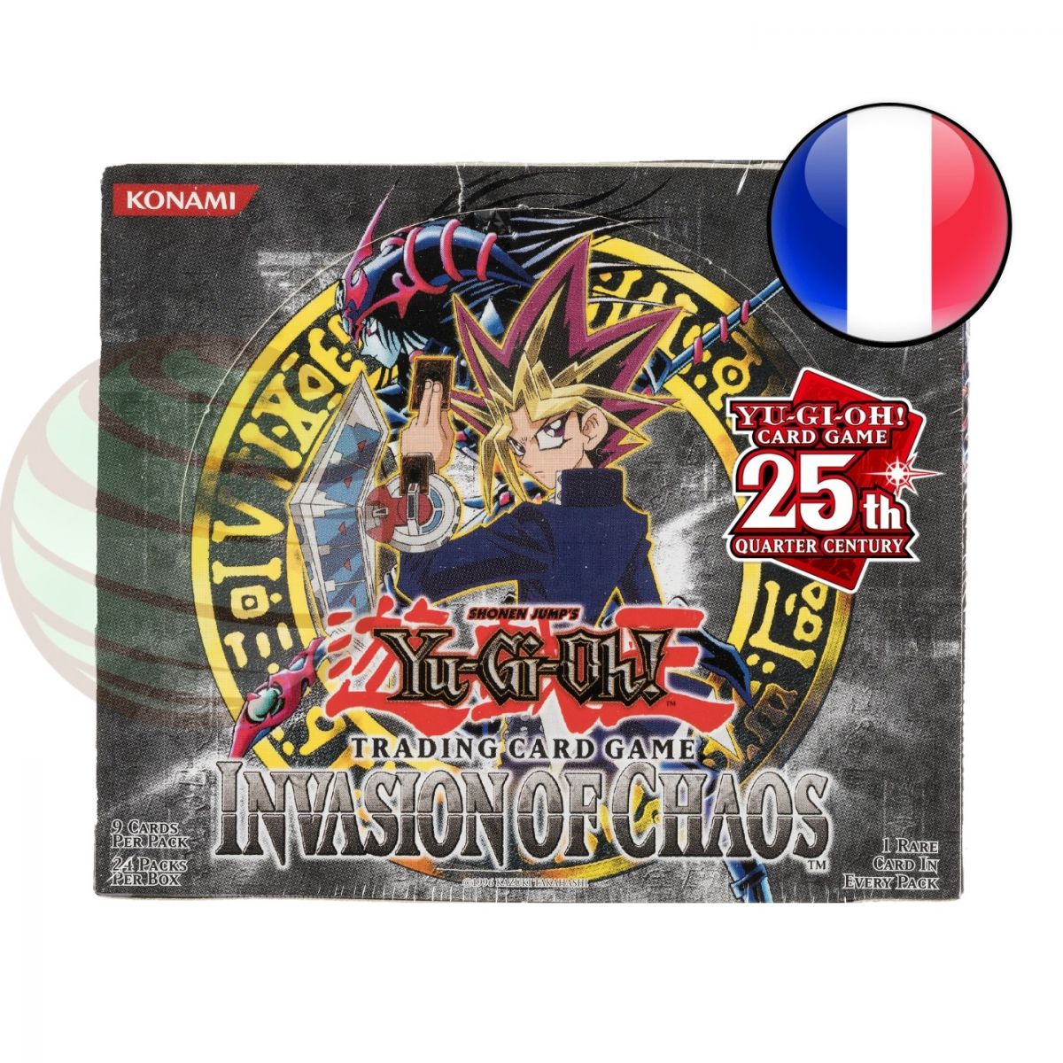 Yu-Gi-Oh! - Display - Box mit 24 Boostern - The Invasion of Darkness - 25 Years Anniversary Edition - FR