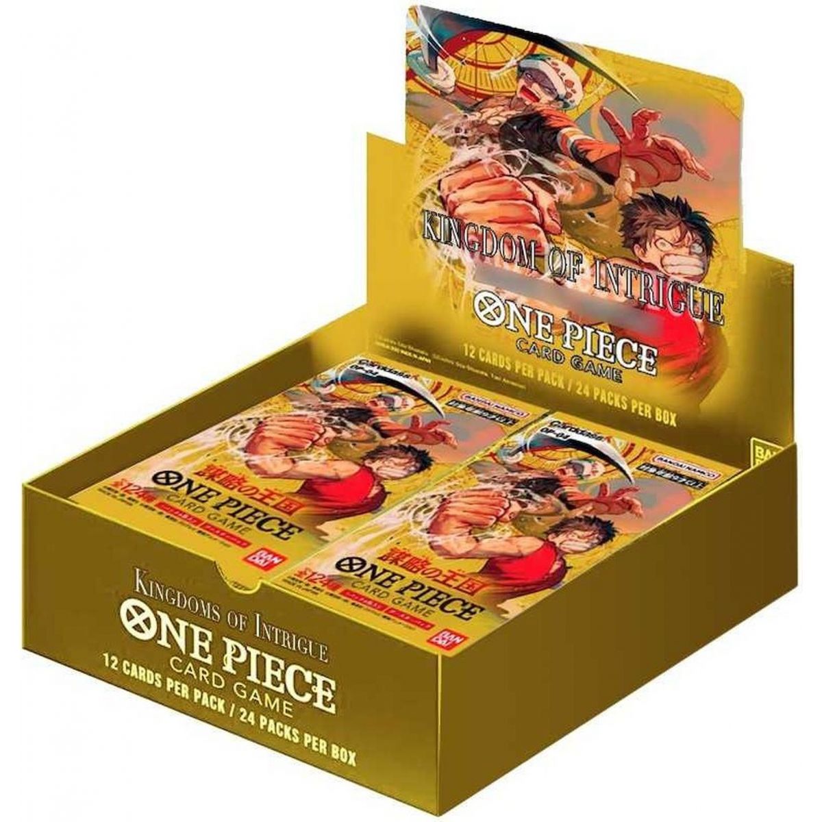 Item One Piece – Display – Box mit 24 Boostern – Kingdoms of Intrigue – OP-04 – DE