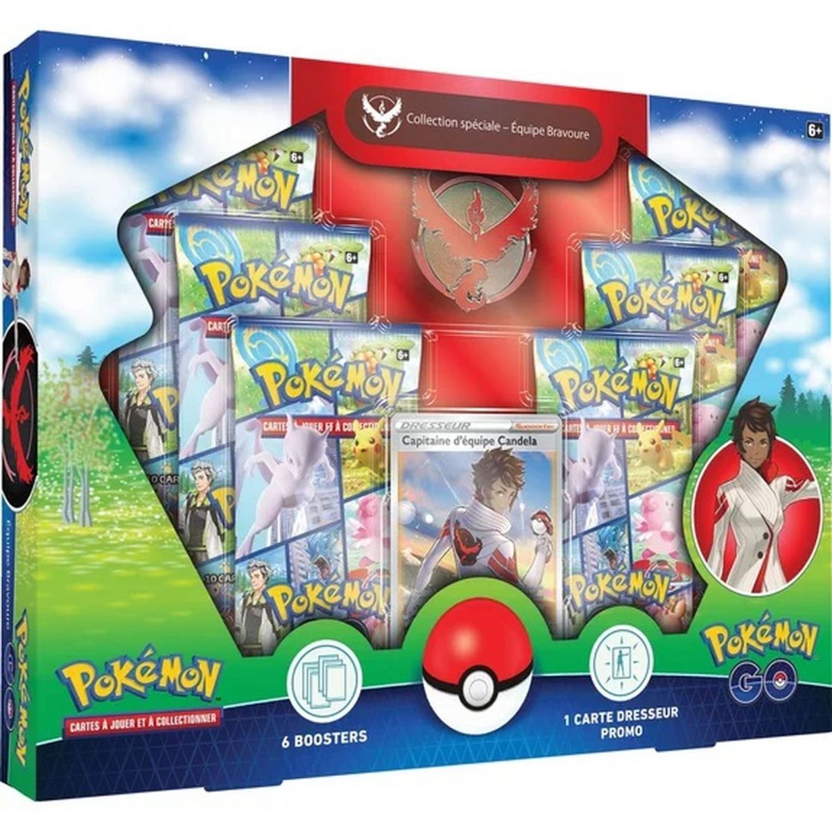 Pokémon – Box – Spezial-Sammelbox – Team Bravery – Pokémon Go [EB10.5] – FR
