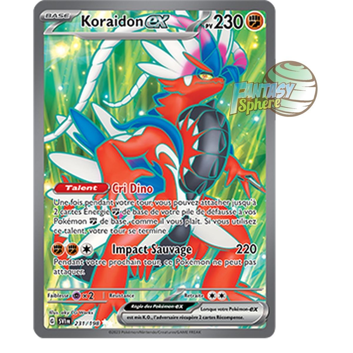 Item Koraidon EX – Ultra Rare 231/198 – Scharlachrot und Violett