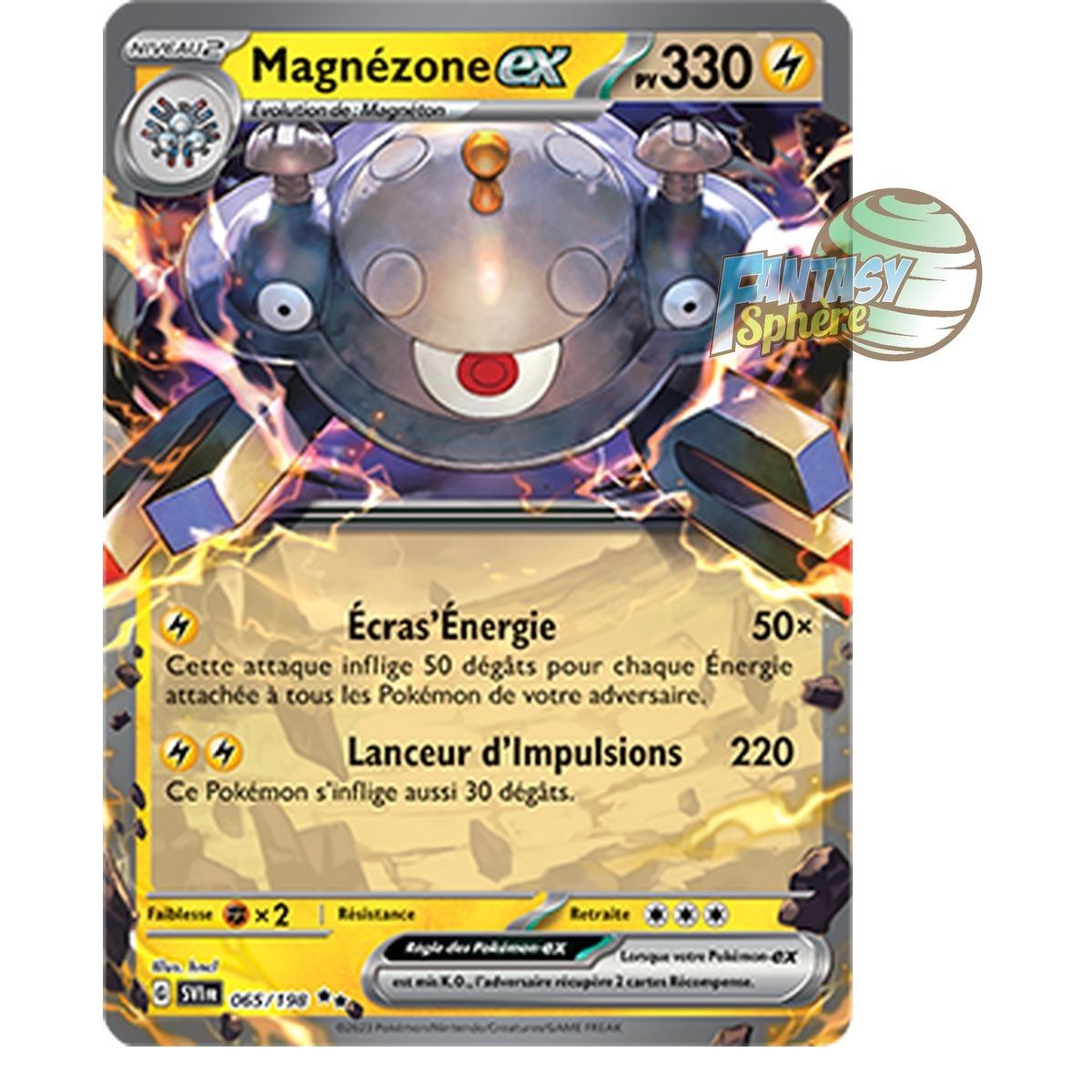 Magnezone EX – Double Rare 65/198 – Scharlachrot und Violett