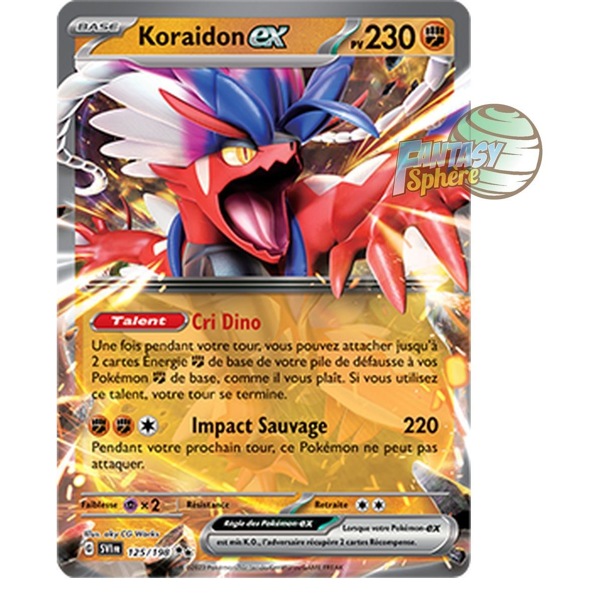 Koraidon EX – Double Rare 125/198 – Scharlachrot und Violett