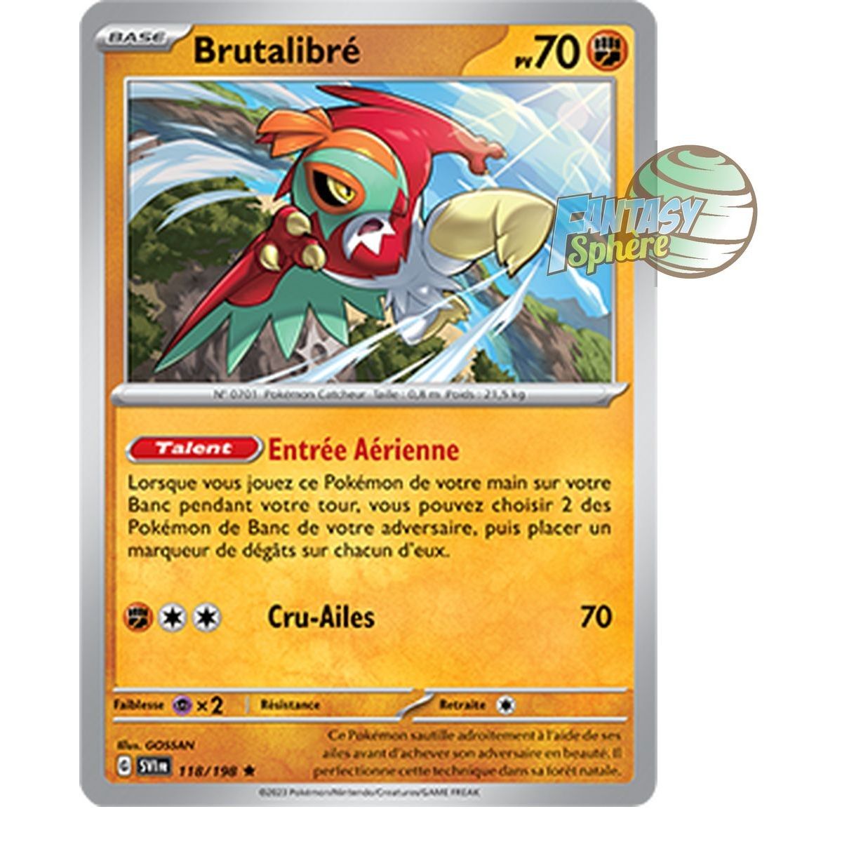 Brutalibré – Holo Rare 118/198 – Scharlachrot und Violett