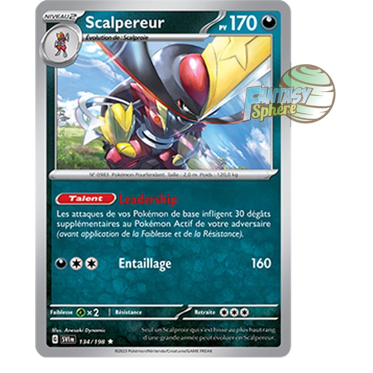 Scalper – Holo Rare 134/198 – Scharlachrot und Violett