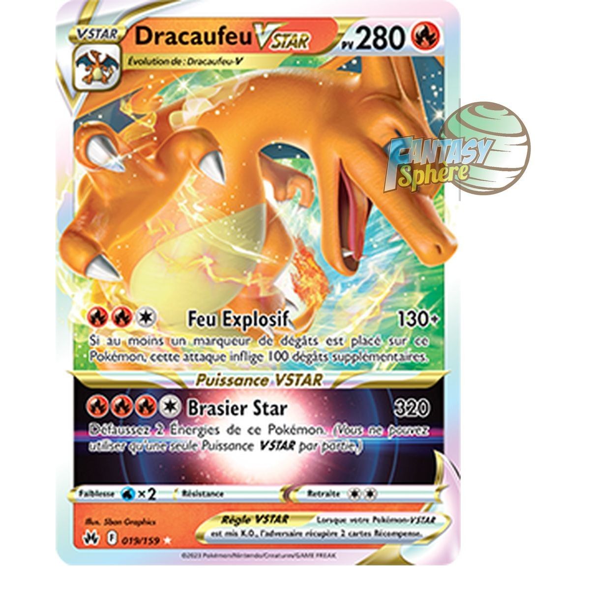 Item Charizard VSTAR – Full Art Ultra Rare 19/159 – Schwert und Schild 12,5 Zenith Supreme