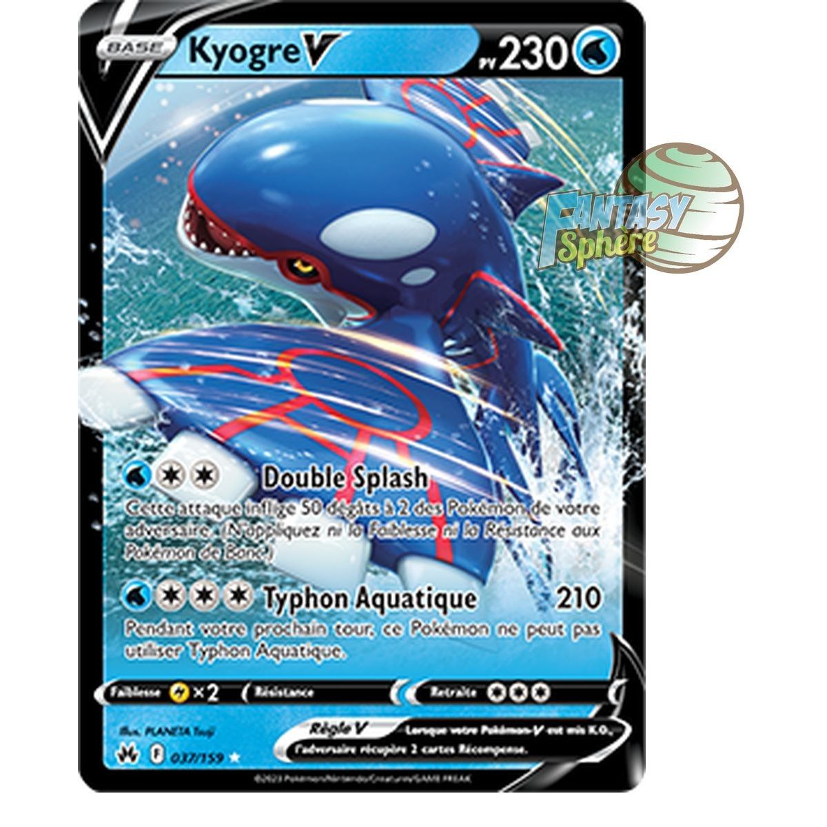 Item Kyogre V – Ultra Rare 37/159 – Schwert und Schild 12,5 Zenith Supreme