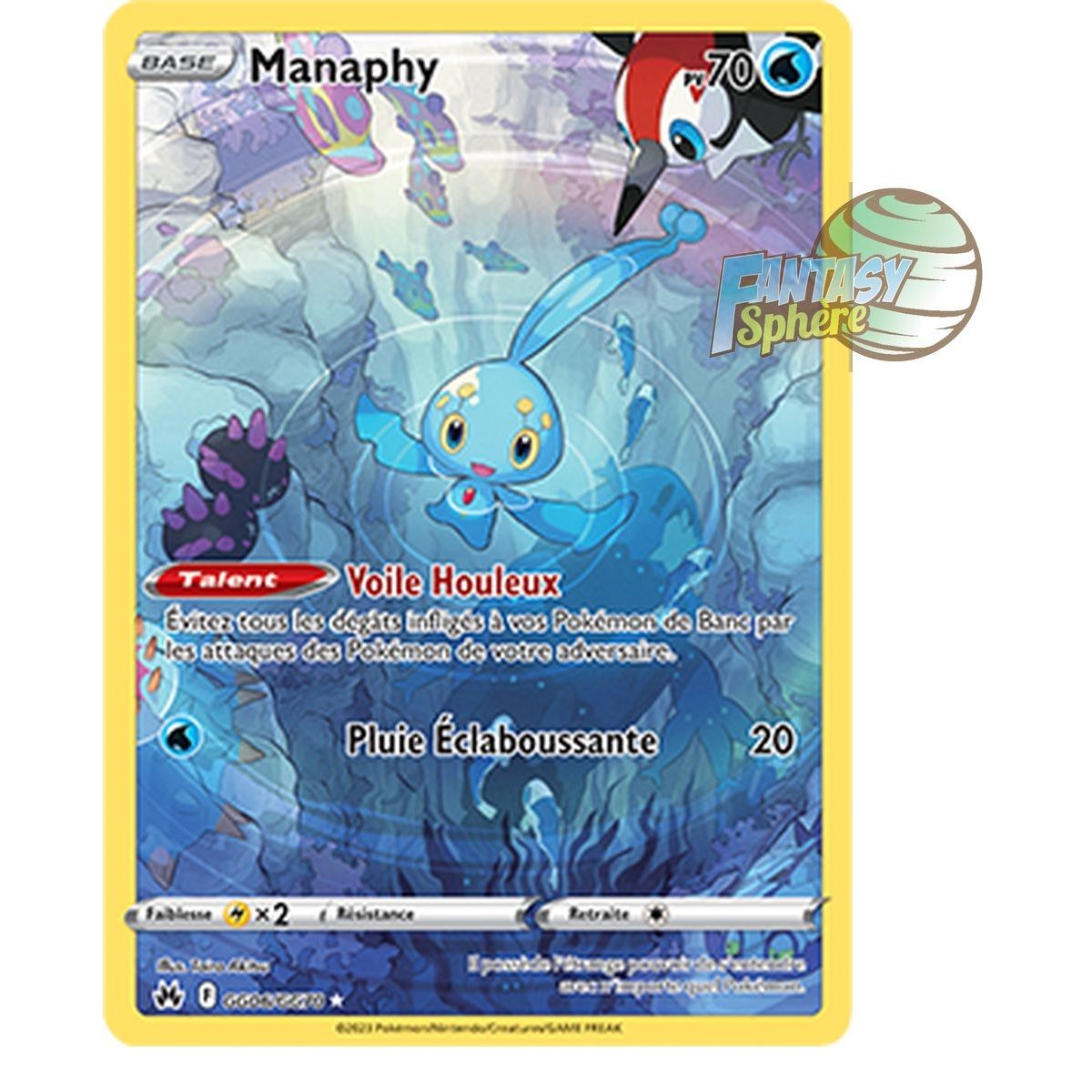 Item Manaphy – Seltenes GG06/GG70 – Schwert und Schild 12,5 Zenith Supreme