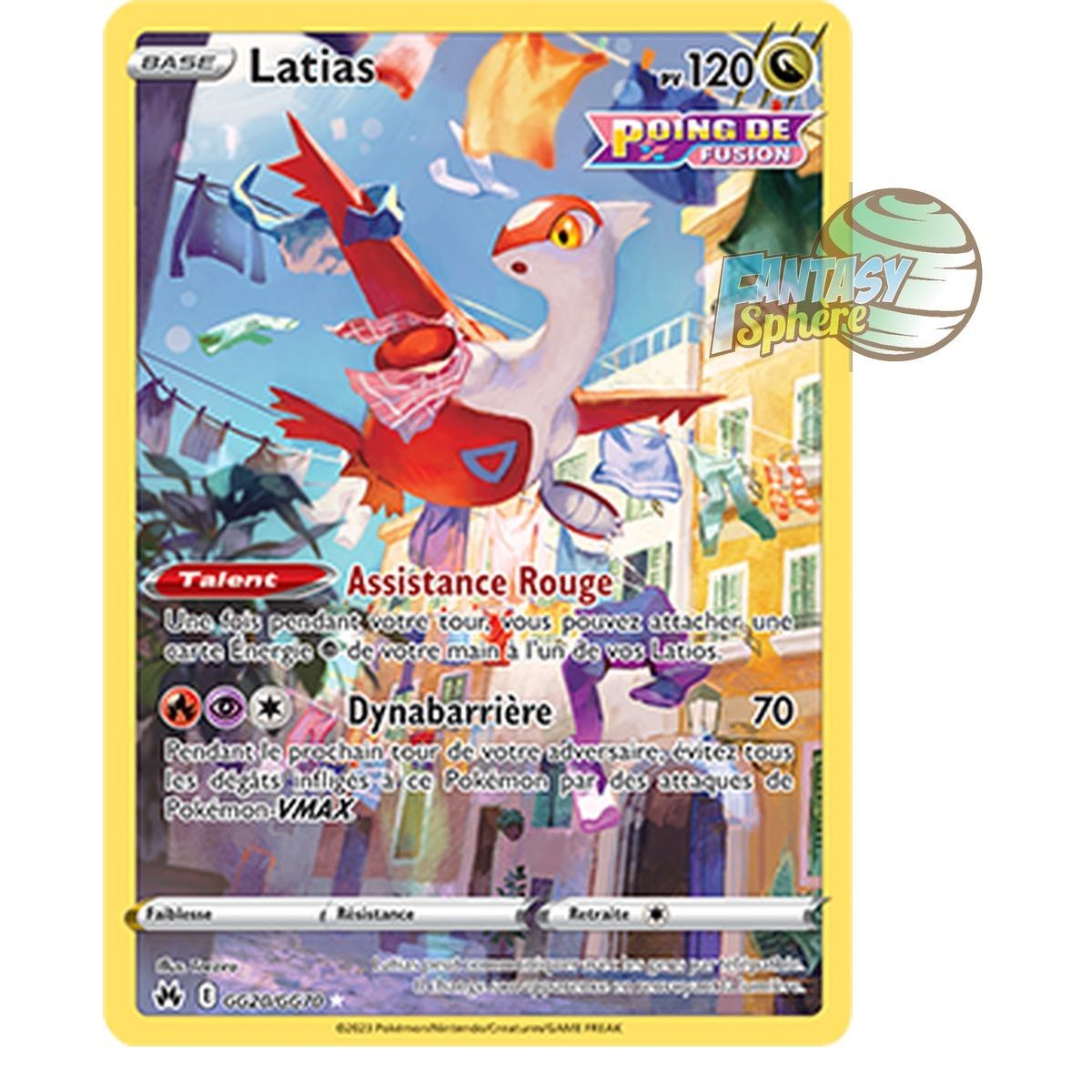 Item Latias - Rare GG20/GG70 - Epee et Bouclier 12.5 Zenith Supreme