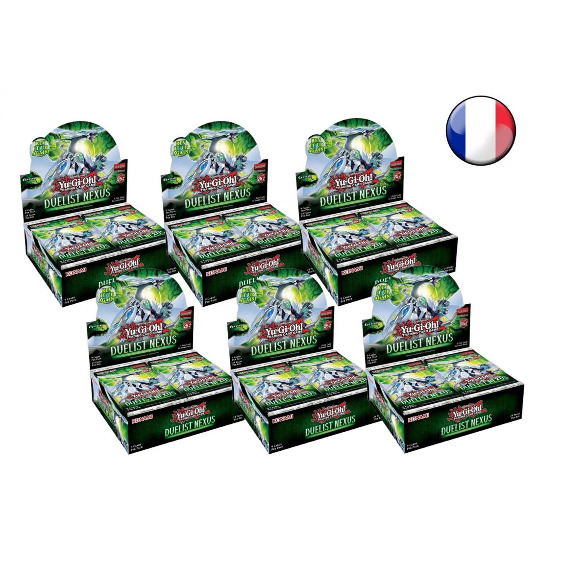 Yu Gi Oh! - Set mit 6 Displays - Box mit 24 Boostern - Duelist's Nexus - FR