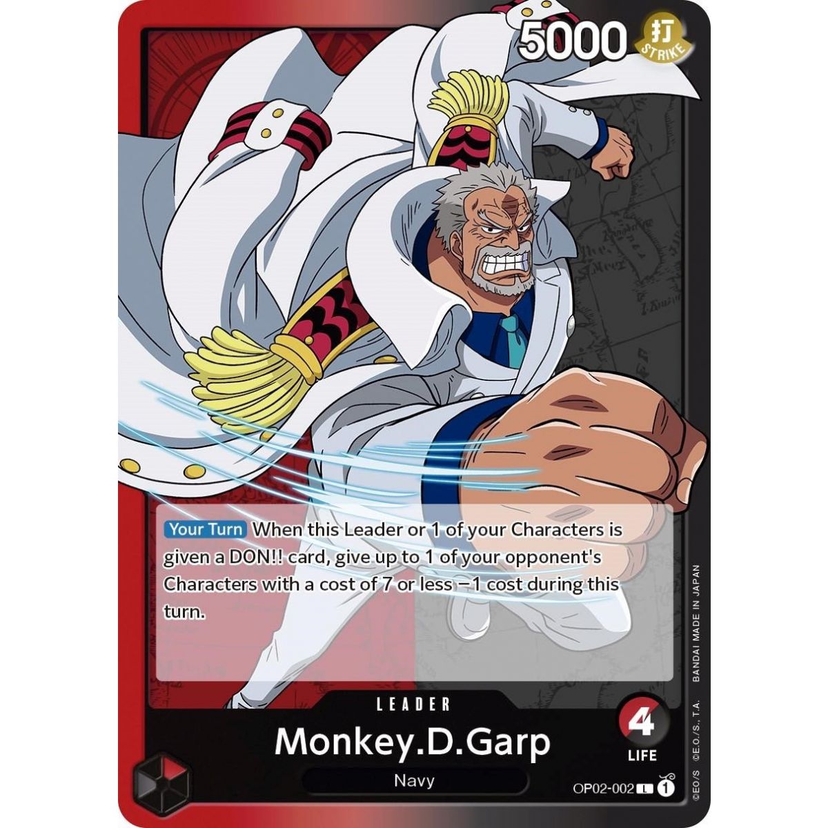 Item Monkey.D.Garp (002) – L OP02-002 – OP02 Paramount War