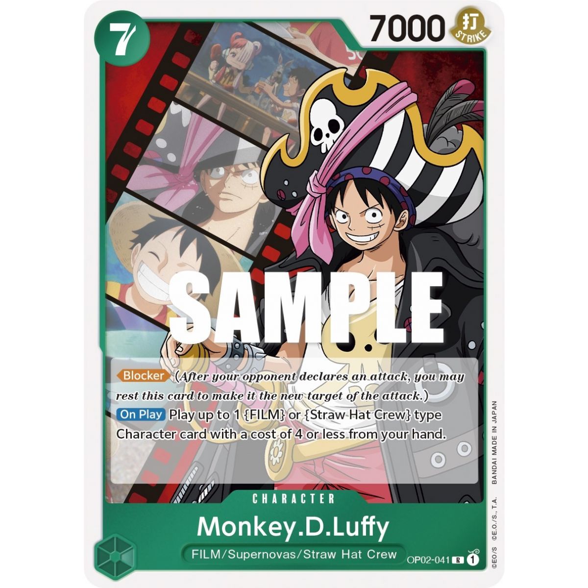 Item Monkey.D.Ruffy (041) – R OP02-041 – OP02 Paramount War