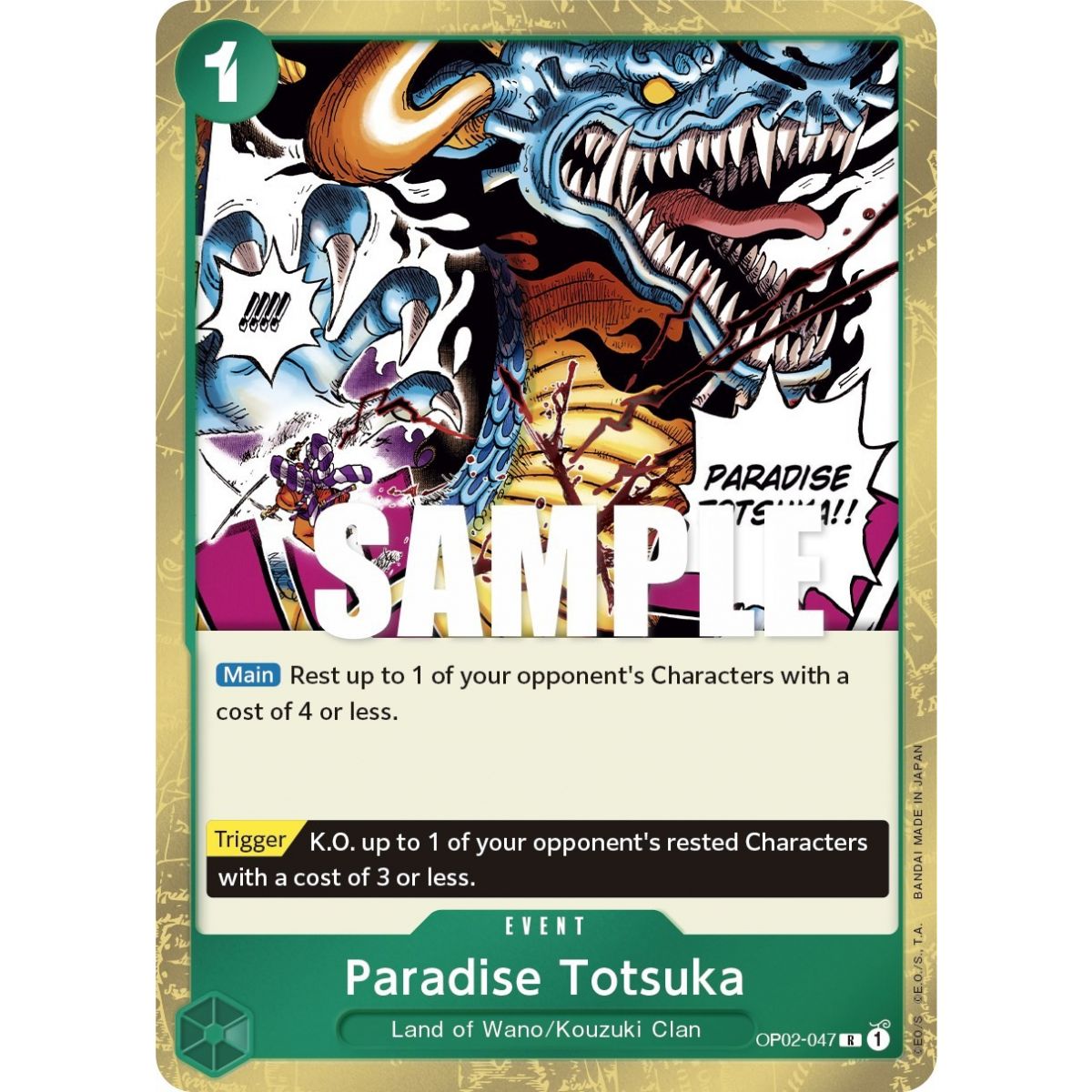 Item Paradise Totsuka – R OP02-047 – OP02 Paramount War
