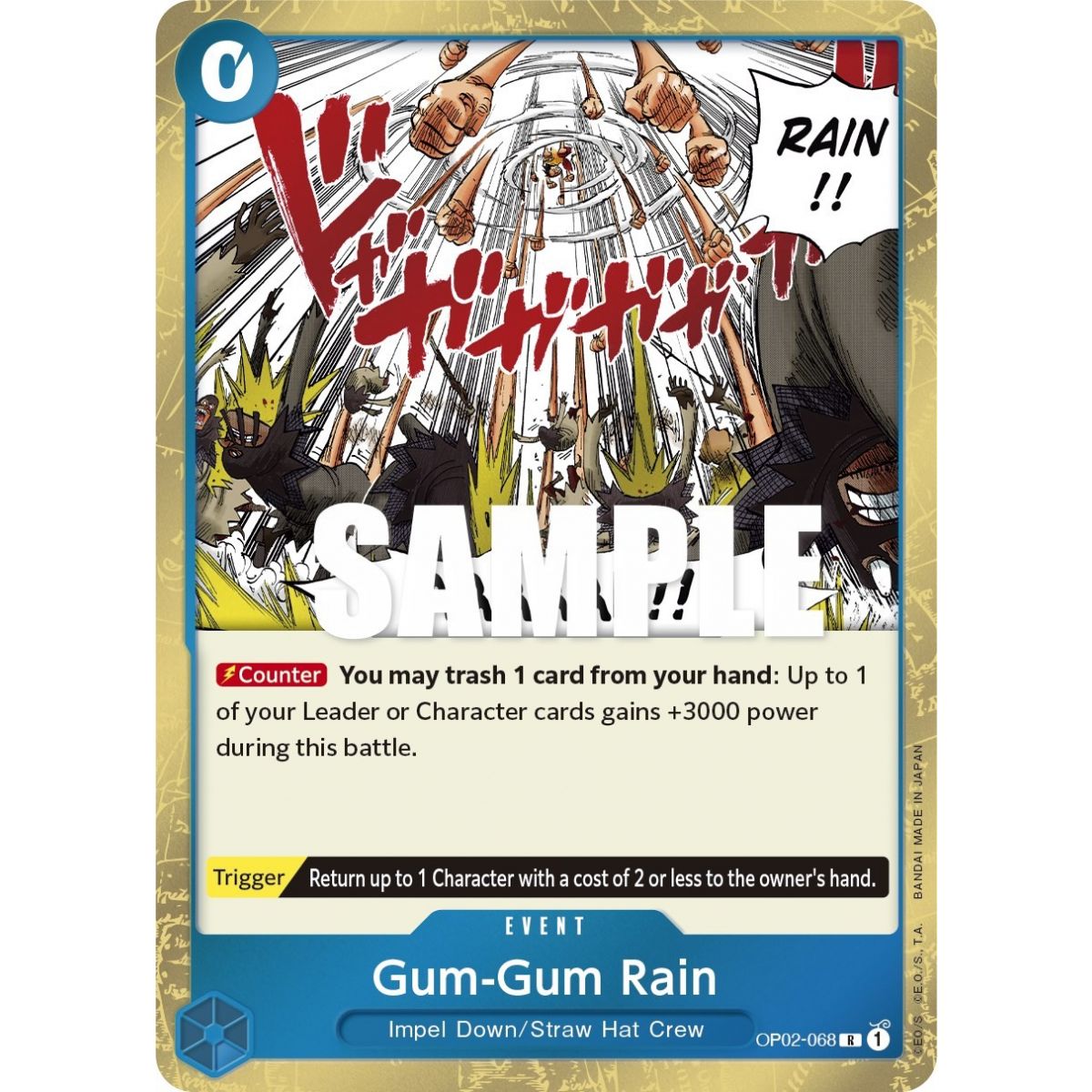 Item Gum-Gum Rain – R OP02-068 – OP02 Paramount War