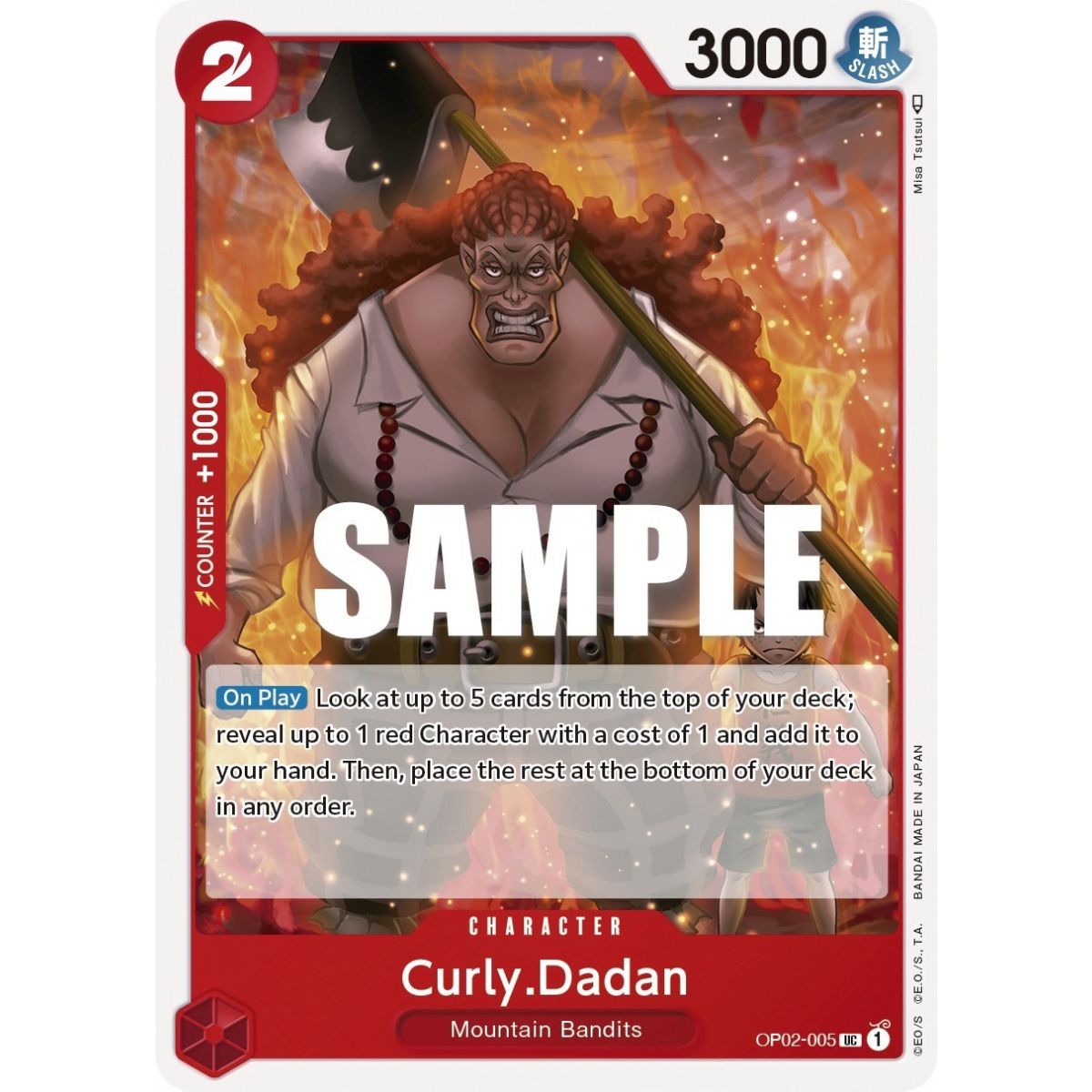 Item Curly.Dadan – UC OP02-005 – OP02 Paramount War