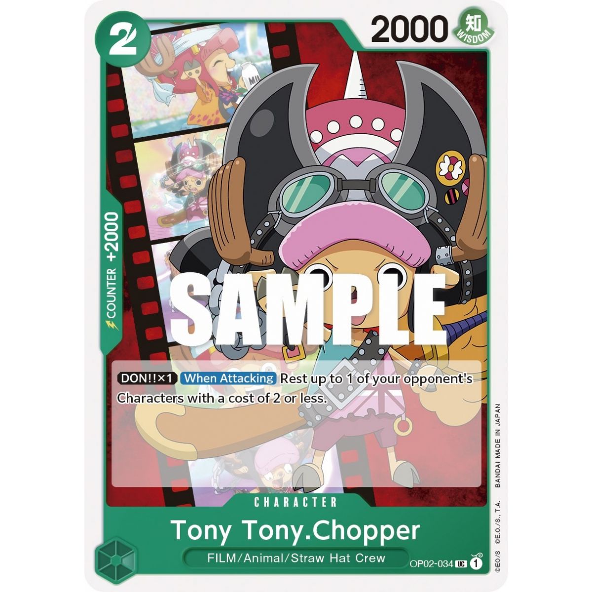 Item Tony Tony.Chopper - UC OP02-034 - OP02 Paramount War