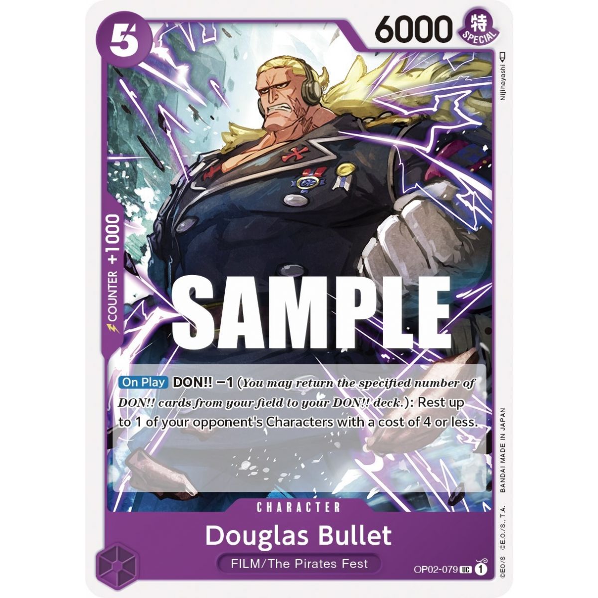 Douglas Bullet – UC OP02-079 – OP02 Paramount War