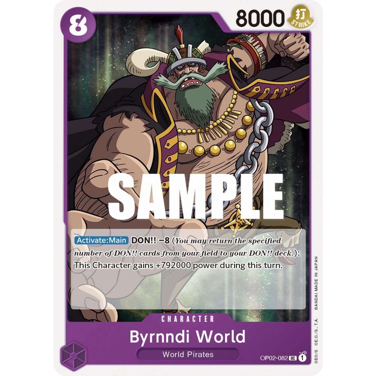 Byrnndi World – UC OP02-082 – OP02 Paramount War
