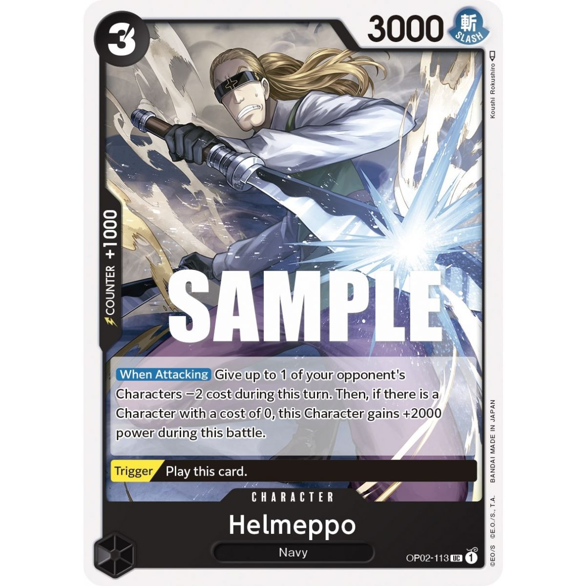 Item Helmeppo – UC OP02-113 – OP02 Paramount War