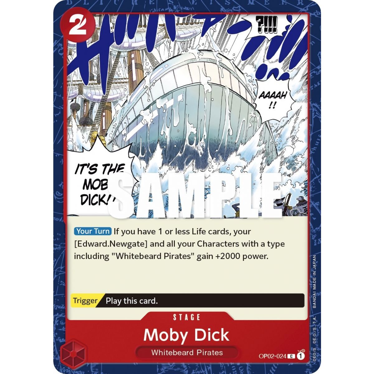 Item Moby Dick – C OP02-024 – OP02 Paramount War