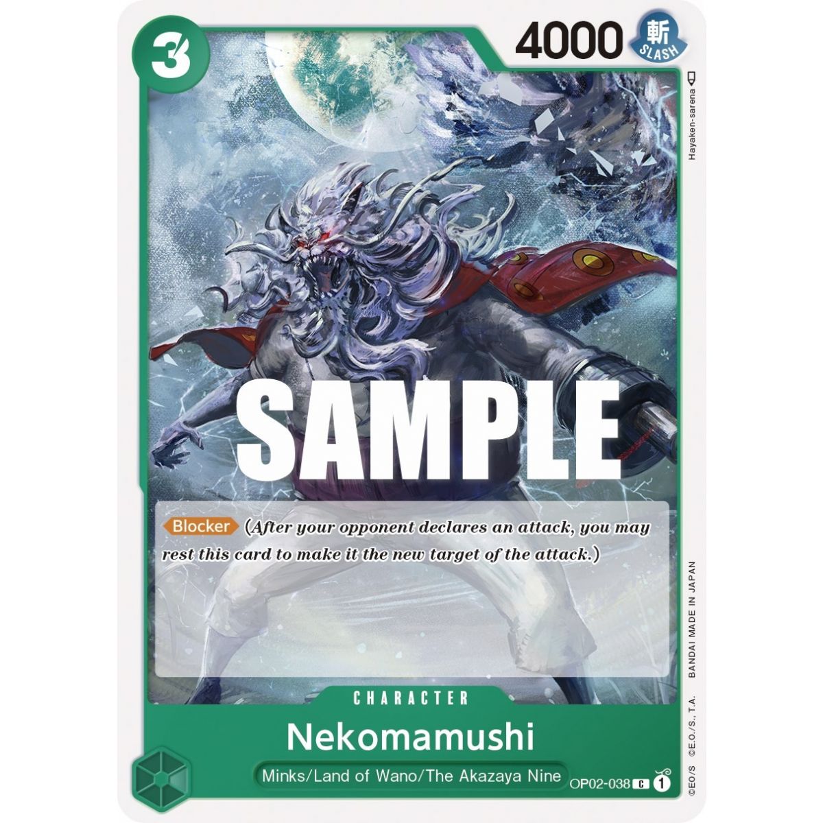 Nekomamushi – C OP02-038 – OP02 Paramount War