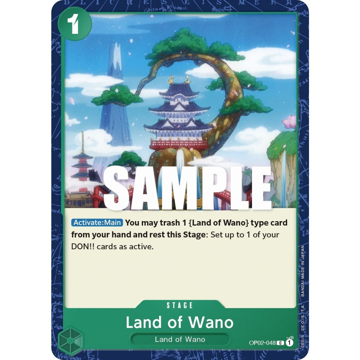 Item Land von Wano – C OP02-048 – OP02 Paramount War