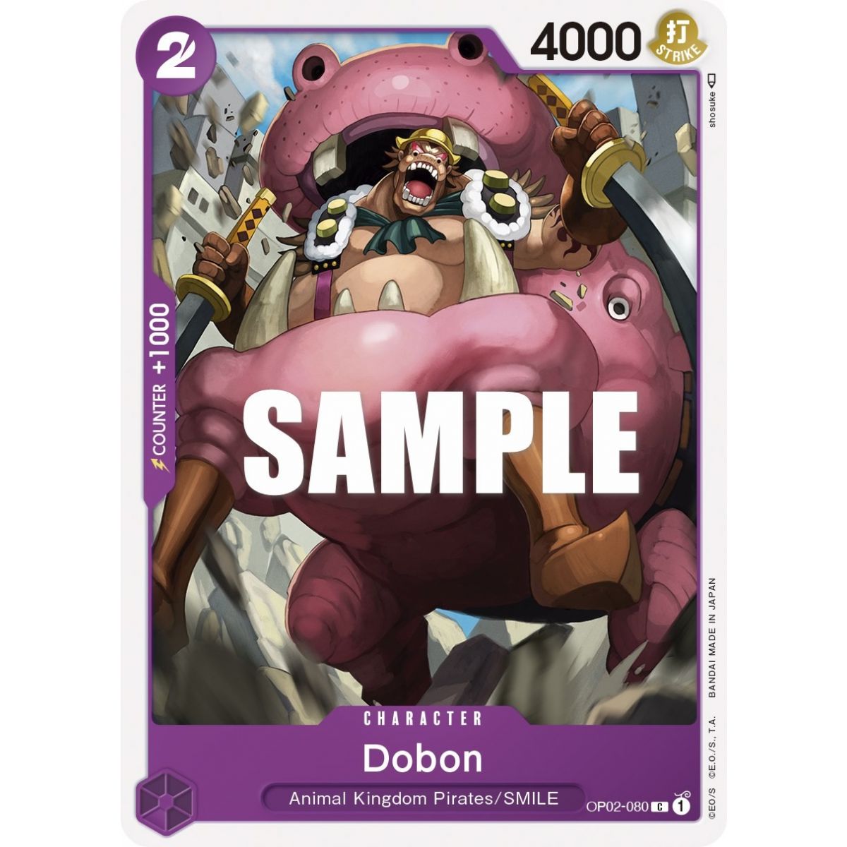 Dobon – C OP02-080 – OP02 Paramount War