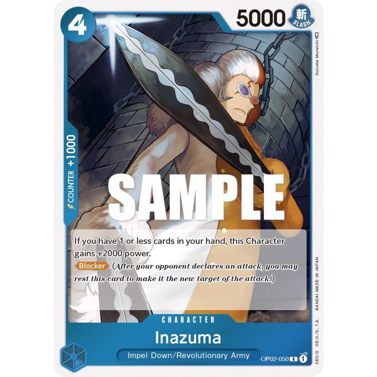 Inazuma – R OP02-050 – OP02 Paramount War