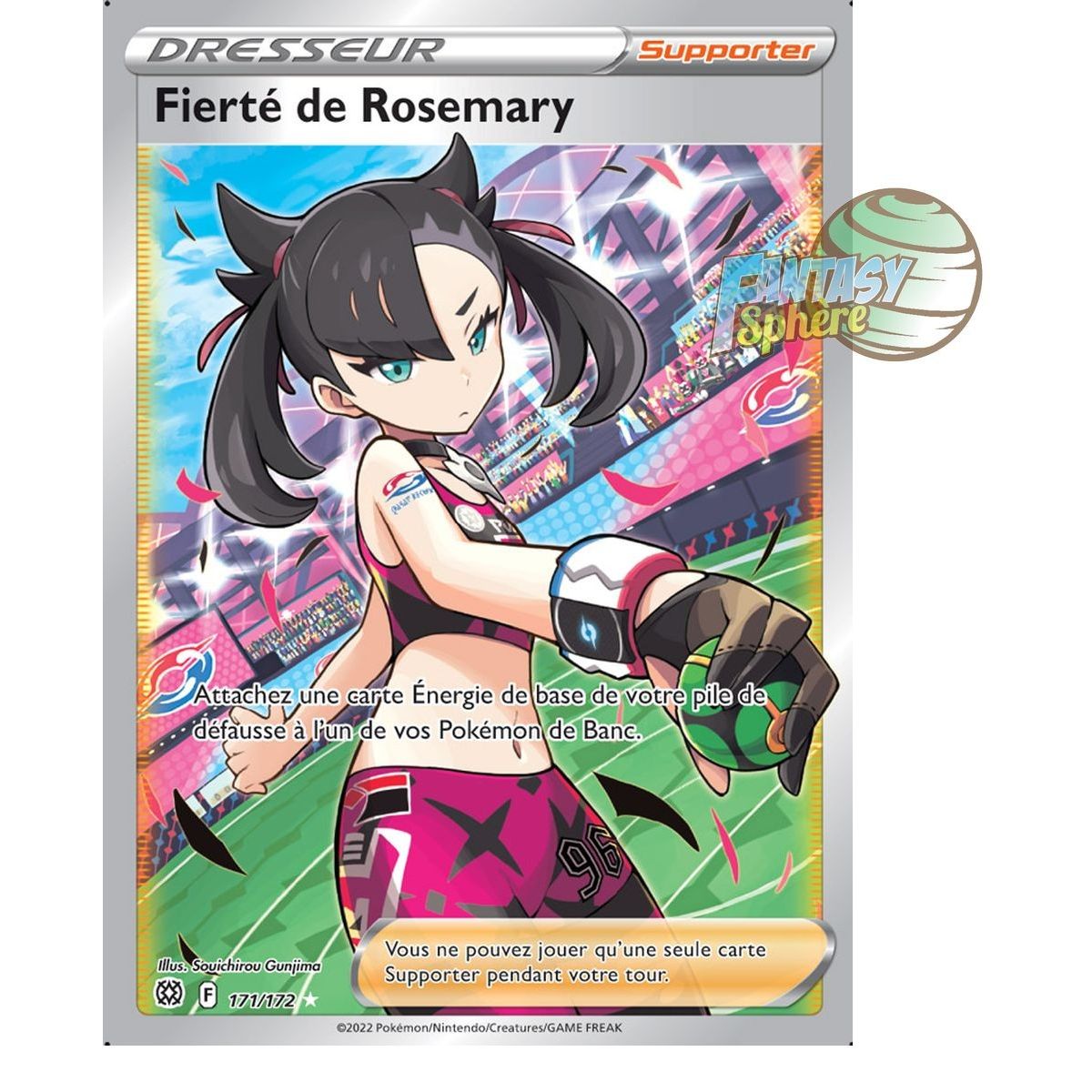 Item Pride of Rosemary – Full Art Ultra Rare 171/172 – Schwert und Schild 9 funkelnde Sterne