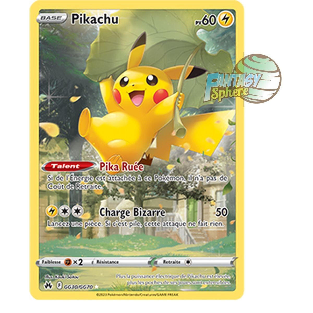 Item Pikachu – Seltenes GG30/GG70 – Schwert und Schild 12,5 Zenith Supreme