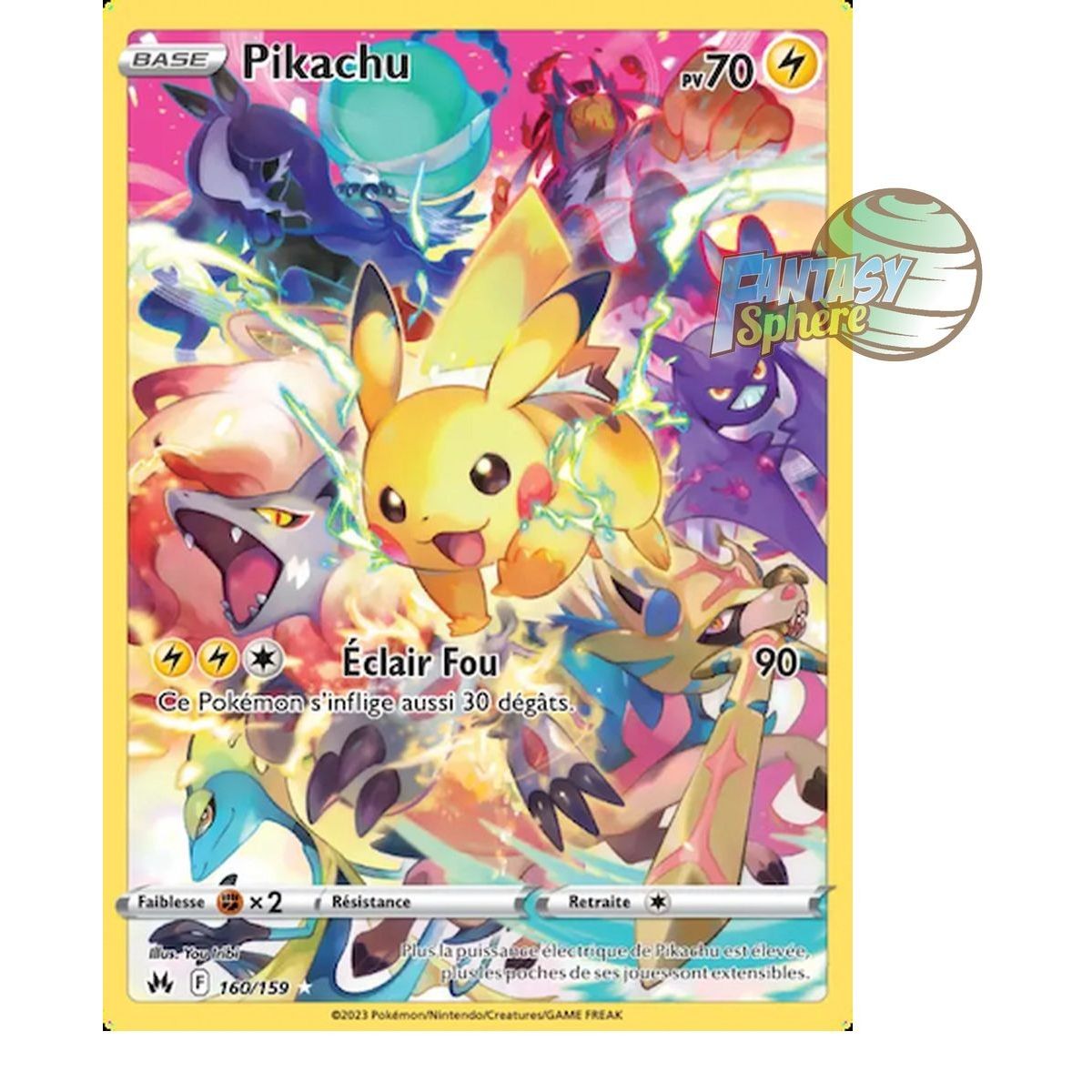 Item Pikachu – Secret Rare 160/159 – Schwert und Schild 12,5 Zenith Supreme