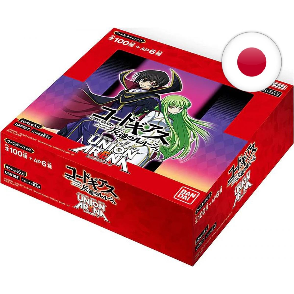 Item Union Arena – Display – Box mit 20 Boostern – Code Geass Lelouch of the Rebellion – JP