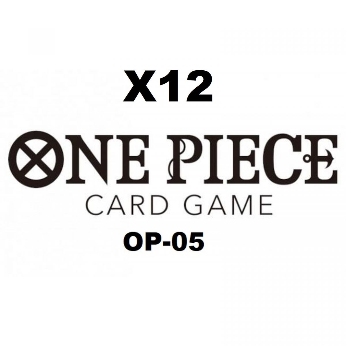 One Piece – Karton mit 12 Displays – Karton mit 24 Boostern – Booster-Set 5 – OP-05 – DE