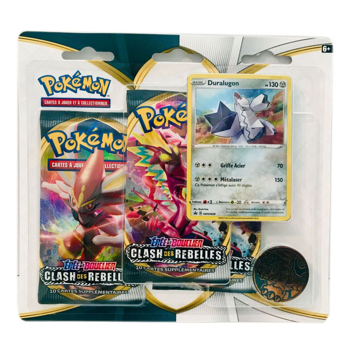 Pokémon – Tri-Pack – Clash der Rebellen [EB02] – Duralugon / Rayquaza – FR