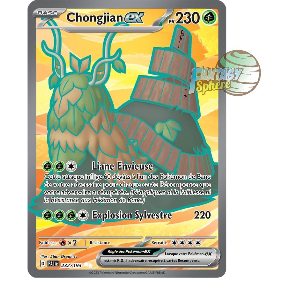 Chongjian EX – Ultra Rare 232/193 – Scharlachrote und violette Entwicklung in Paldea