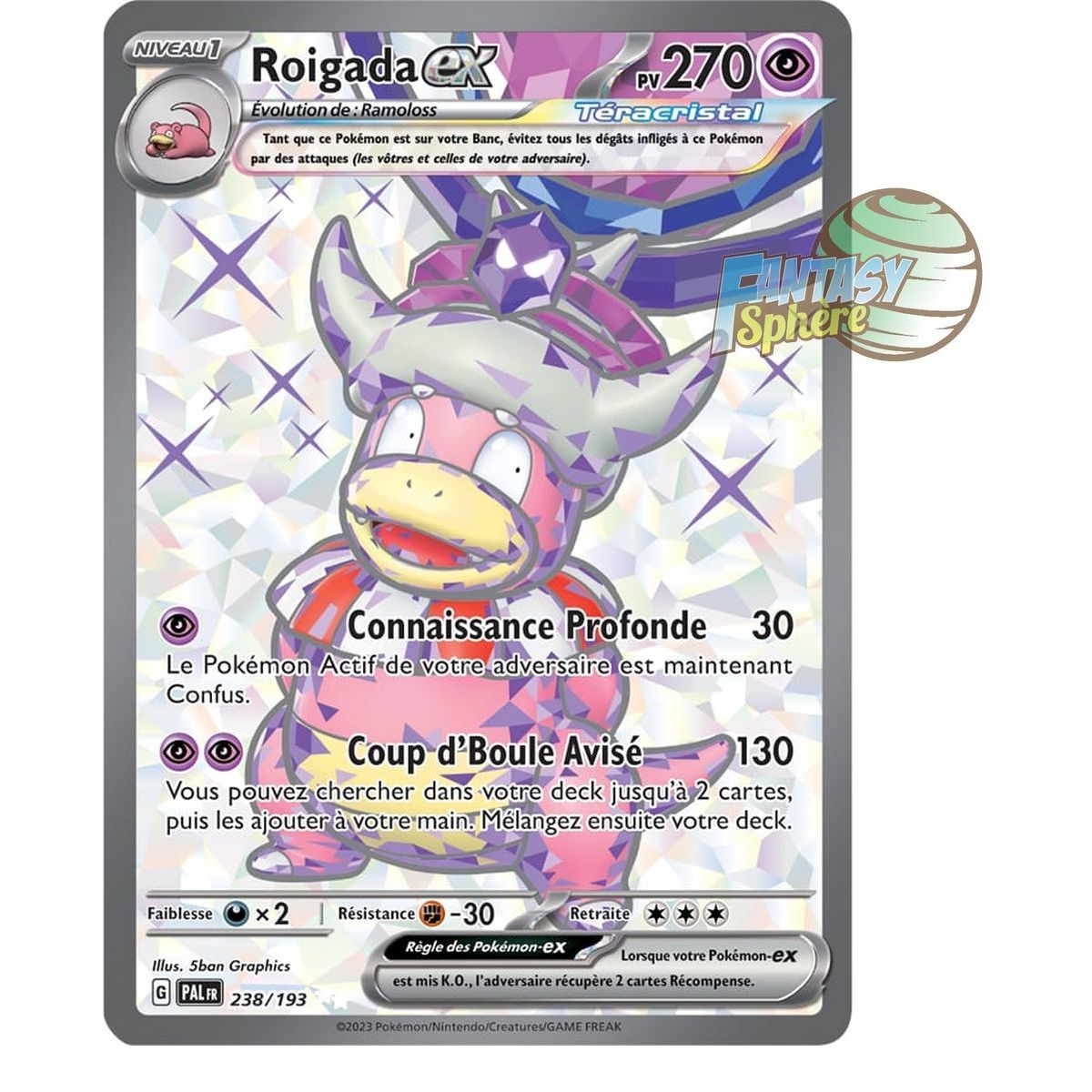 Item Roigada EX – Ultra Rare 238/193 – Scharlachrote und violette Entwicklung in Paldea