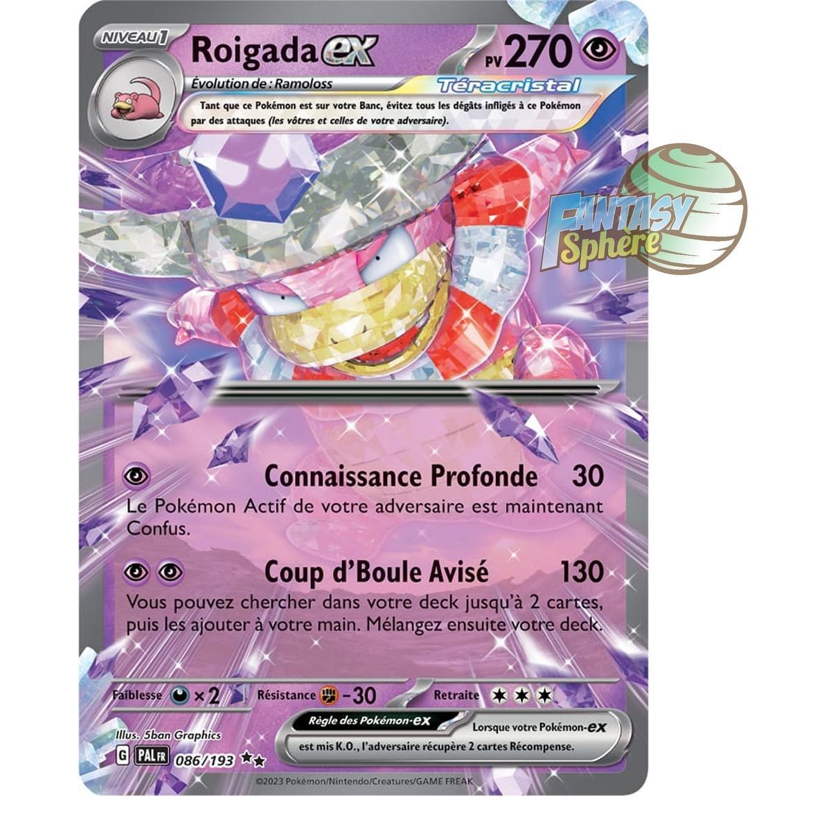 Roigada EX – Double Rare 86/193 – Scharlachrote und violette Entwicklung in Paldea