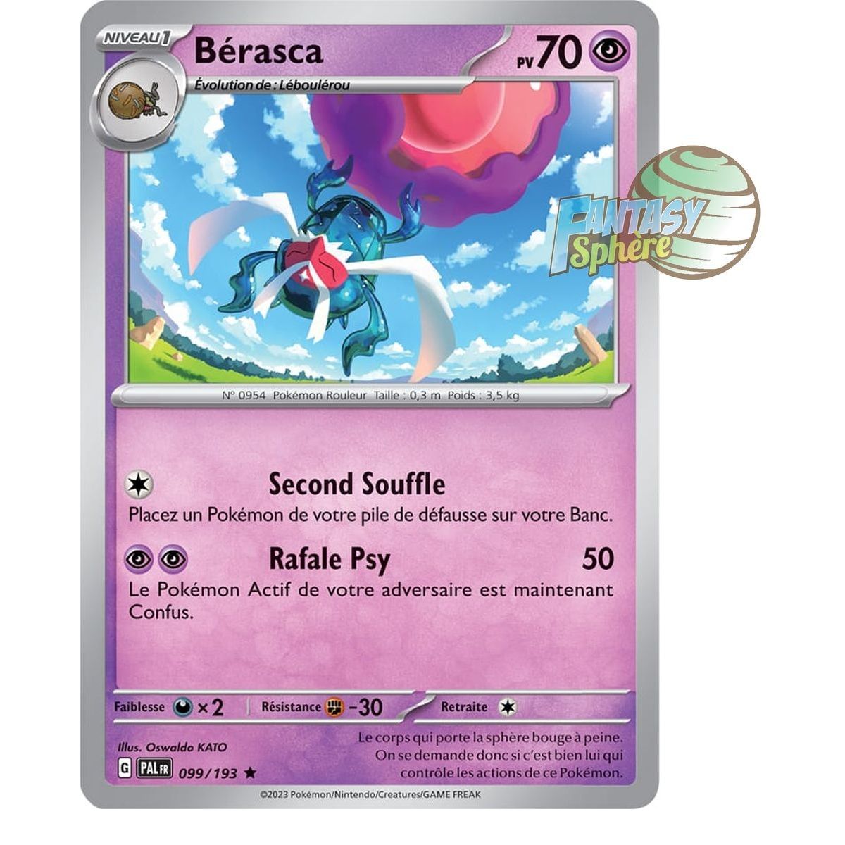 Bérasca – Holo Rare 99/193 – Scharlachrote und violette Entwicklung in Paldea