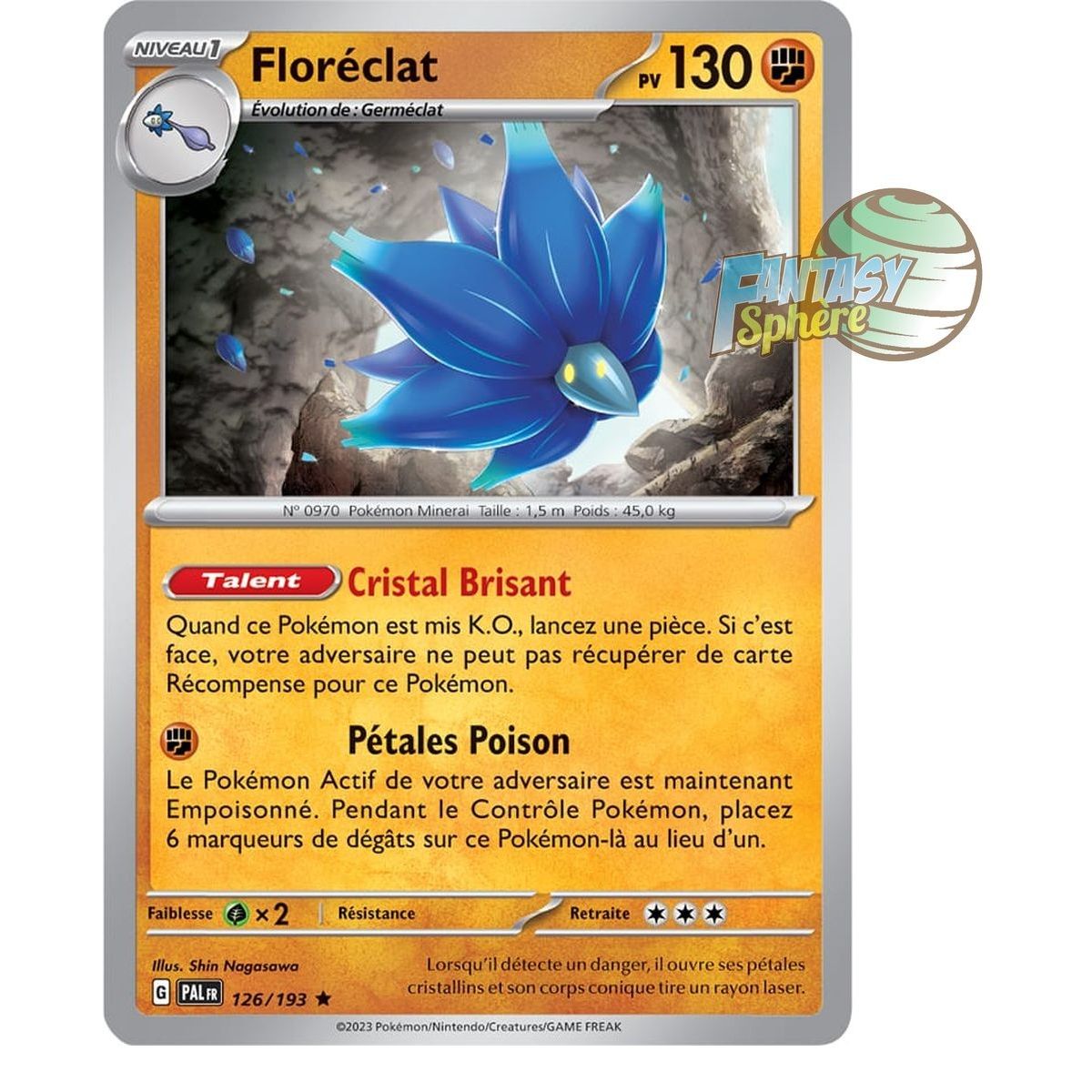 Florespace – Holo Rare 126/193 – Scharlachrote und violette Entwicklung in Paldea